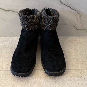 Stuart Weitzman suede booties size 10